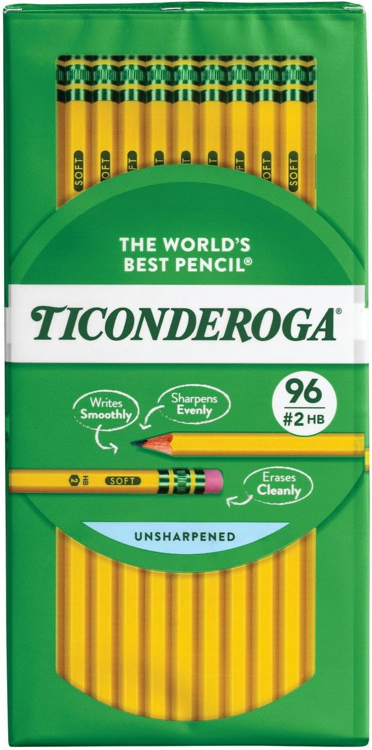 Ticonderoga Yellow Pencils Pack