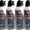 Dust Off Electronics Compressed Gas Duster Pack of 4
